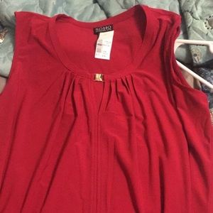 Red dress shirt